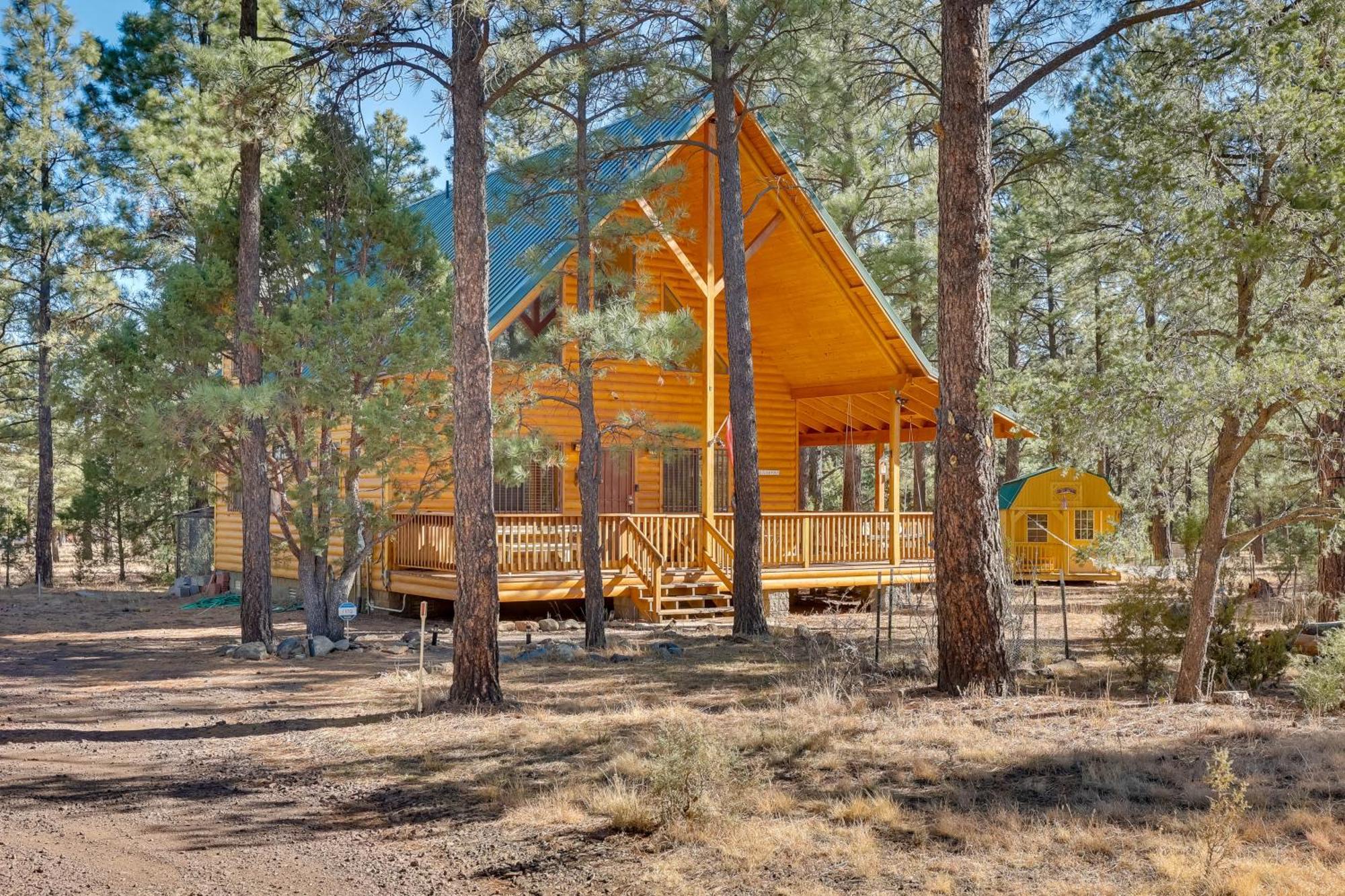 Dog-Friendly Nutrioso Cabin With Wraparound Porch! Exteriér fotografie