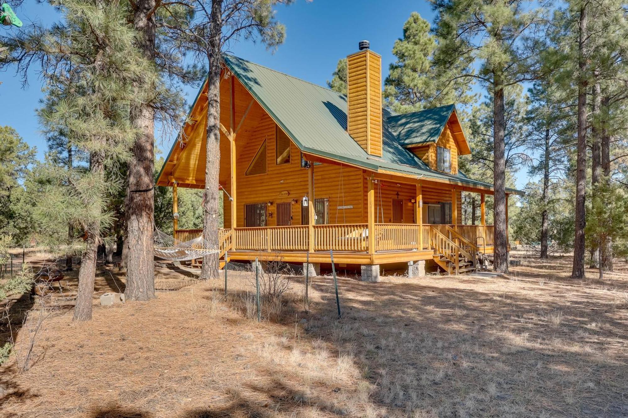 Dog-Friendly Nutrioso Cabin With Wraparound Porch! Exteriér fotografie