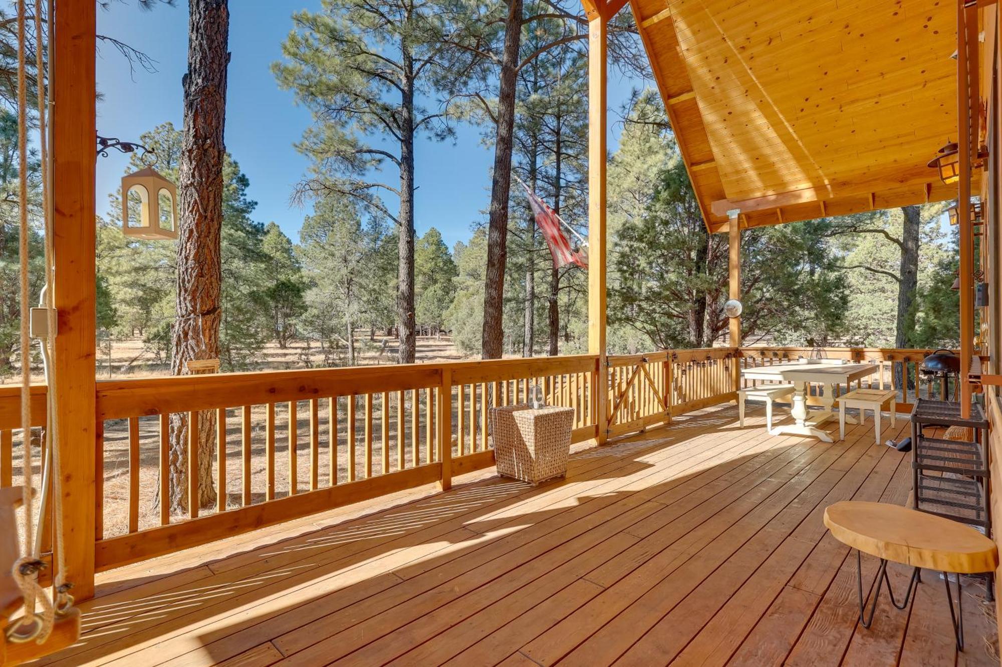 Dog-Friendly Nutrioso Cabin With Wraparound Porch! Exteriér fotografie