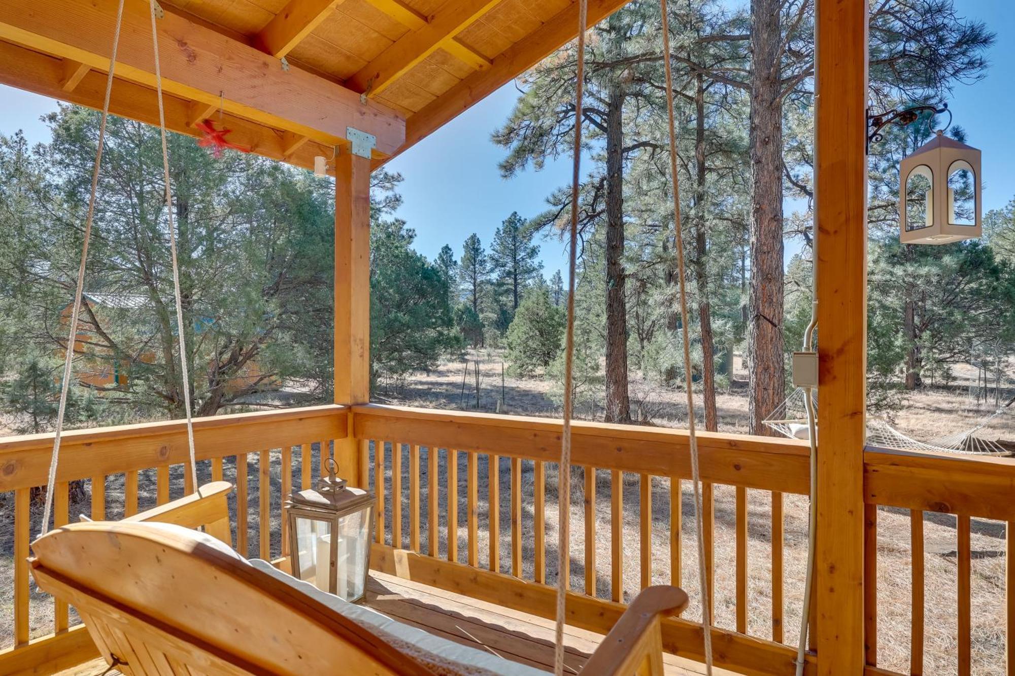 Dog-Friendly Nutrioso Cabin With Wraparound Porch! Exteriér fotografie
